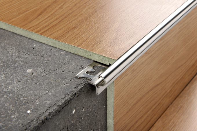 Bagheta din inox pentru protectie trepte Progress Prostyle AC