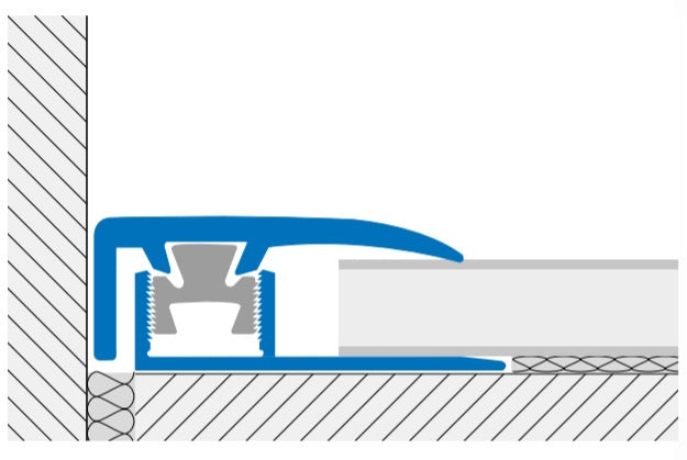 CLP-270-AS sectiune montaj profil
