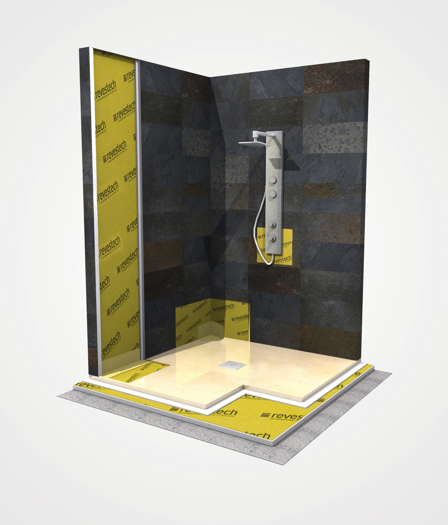 RY50 membrana folie hidroizolanta dus walk-in