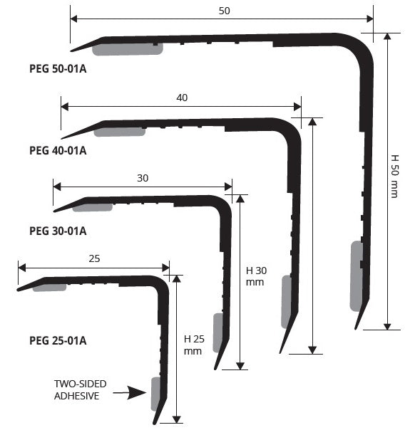 Proedge PVC sectiune produs