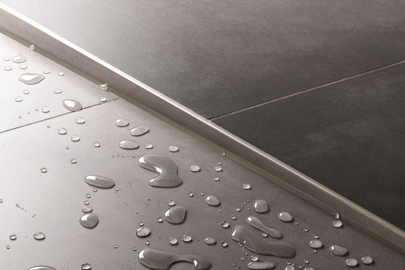 Profil conic inox periat spatiu dus KP35IS135 pardoseala