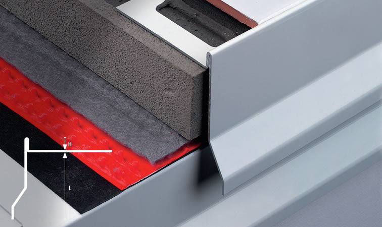 Profil picurator metalic terasa balcon Bordertec BBS-Gri