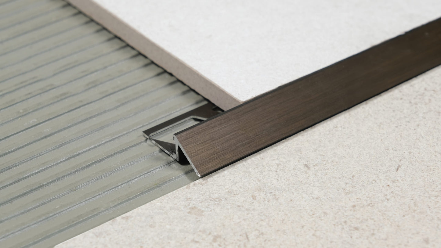Profil trecere tip rampa bronz antichizat periat ZR100AMSB