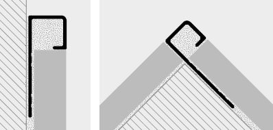 Coltar faianta inox mat Projolly Square PJQSACS