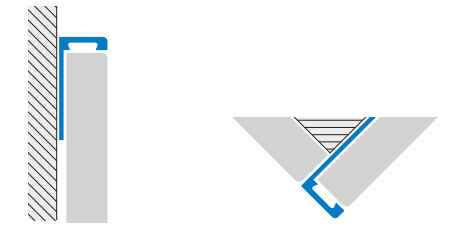 Coltar faianta inox lucios Kerajolly TR-IL