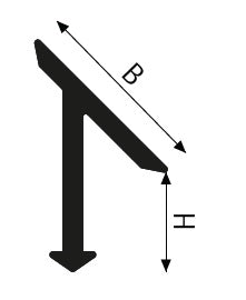 Coltar interior Profilitec Sanitec SB12AS