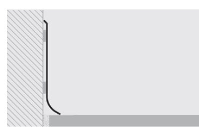 Sectiune montaj Skirting