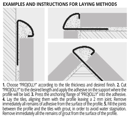 Profil capat semirotund inox lucios Projolly PJAC