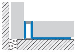 Profil dilatare „invizibil” negru Profiltec Coflex CAJ-P51