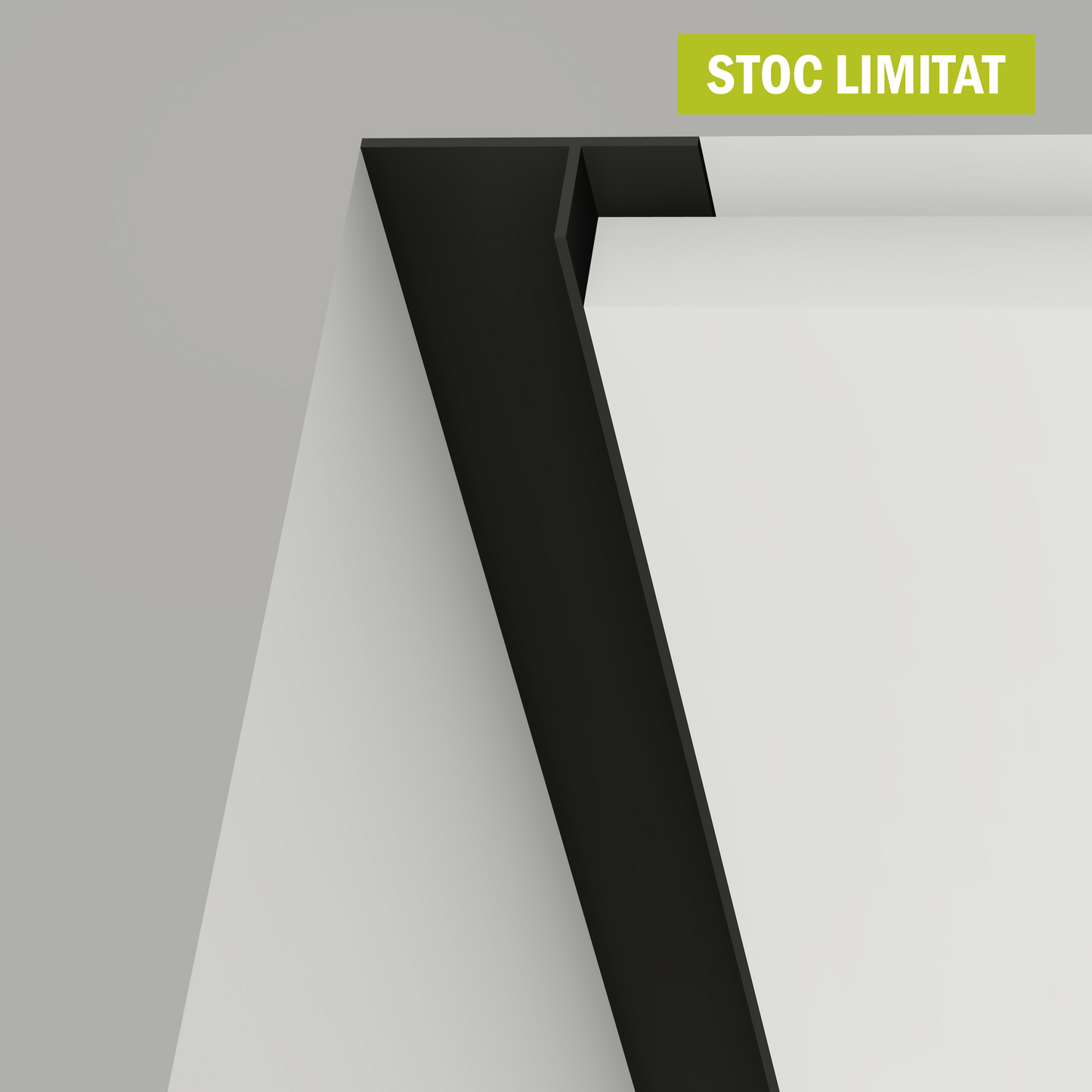 Profil Shadow Gap negru aluminiu anodizat