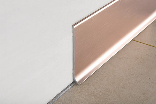 Plinta aluminiu cupru 8cm Skirting80 Progress