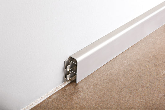 Plinta aluminiu joasa H=4cm – Proskirting 40