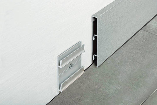 Plinta aluminiu periat 8cm- Proskirting List 80