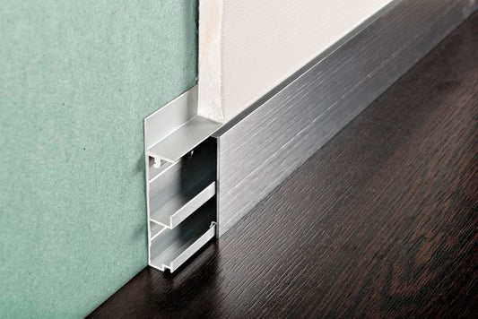 Plinta aluminiu periat Proskirting Channel