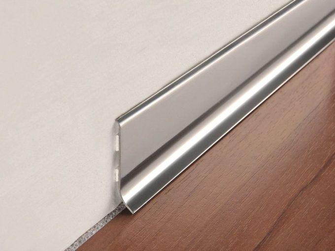 Plinta minimalista inox lucios Progress Skirting 40 BTAC