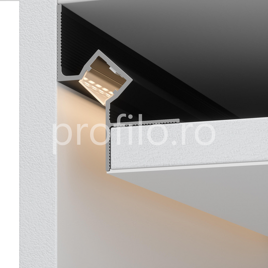 Profil Shadow Gap Tip Scafa cu led