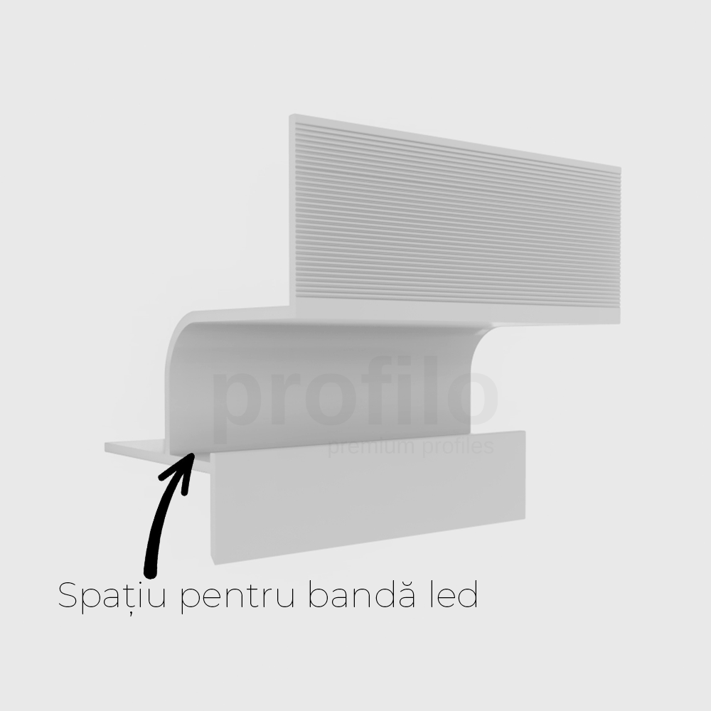 Profil-tip-scafa-ascunsa-Shadow-Gap-Aluminiu-Anodizat-alba