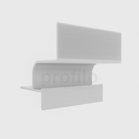 Profil-tip-scafa-ascunsa-Shadow-Gap-LIGHT-Aluminiu-Anodizat-alba