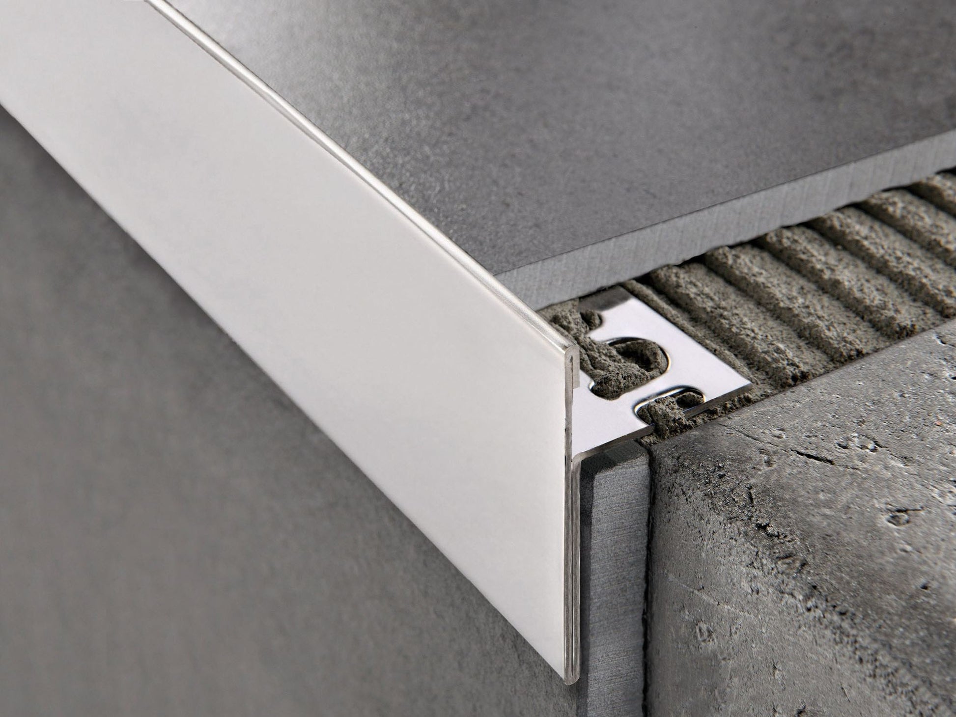 Profil treapta din inox elegant Protermstep-ACC