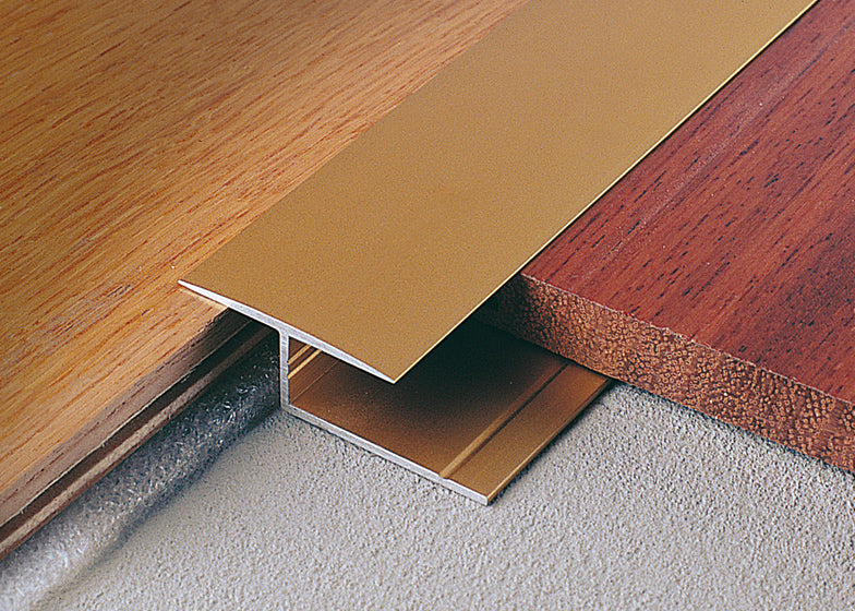Profil trecere T din aluminiu pentru parchet Woodtec-LG