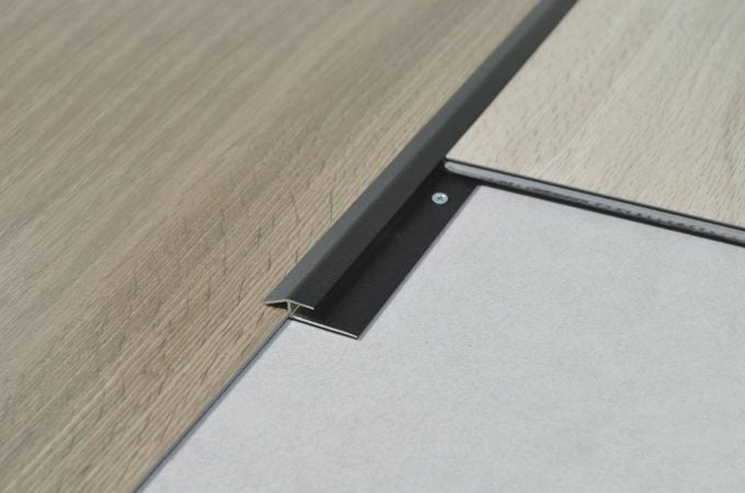 Profil trecere aluminiu diferenta nivel SPC si LVT Profilitec ZLT25-ASF