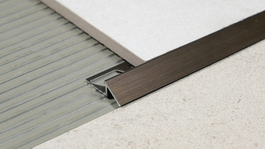 Profil trecere tip rampa bronz antichizat periat ZR100AMSB