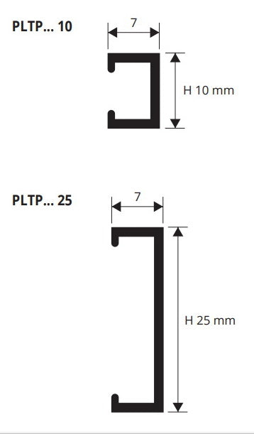 Profil decorativ aluminiu auriu periat ceramica parchet PLTPBOS