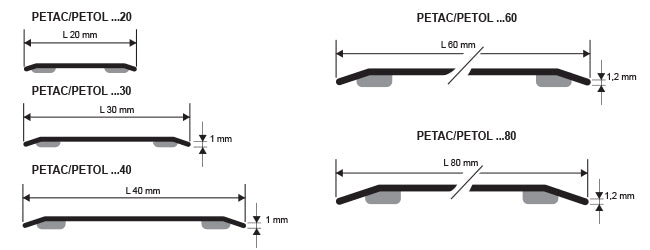 Profil trecere din alama lucioasa-Proplate PETOL