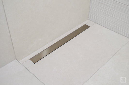 Rigola Profilitec Showertec Linear titan periat lucios ATSB
