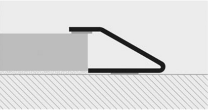 Profil trecere din inox pentru diferente de nivel Propress712