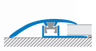 Profil trecere aluminiu Multiclip CLF450 imitatie lemn