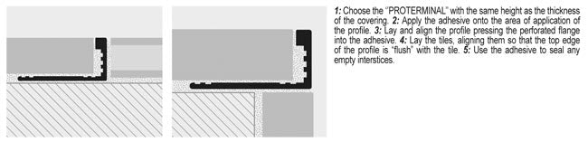 Profil trecere din aluminiu Progress Proterminal PT