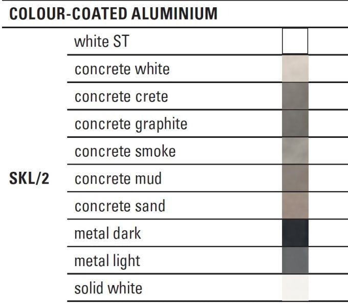 Plinta metalica cu leduri Profilpas Prolight SKL/2