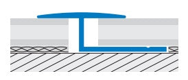 Profil trecere T din aluminiu-Woodtec LG