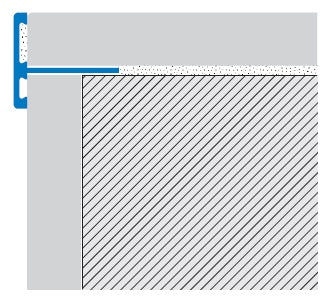 Profil capat/ treapta reversibil din inox periat Profilitec SR-IS