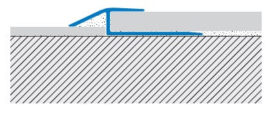 Profil trecere aluminiu diferenta nivel SPC si LVT Profilitec ZLT25-ASF