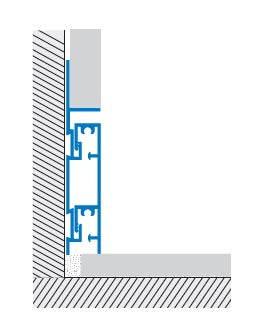 Plinta Filomuro Profilitec Plano BF – alb mat