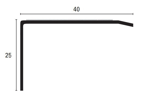 Coltar inox antiderapant protectie trepte – Stairtec SI400IL