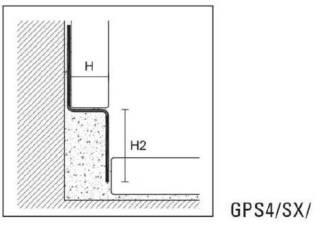 Sectiune profil 2 GPS-4
